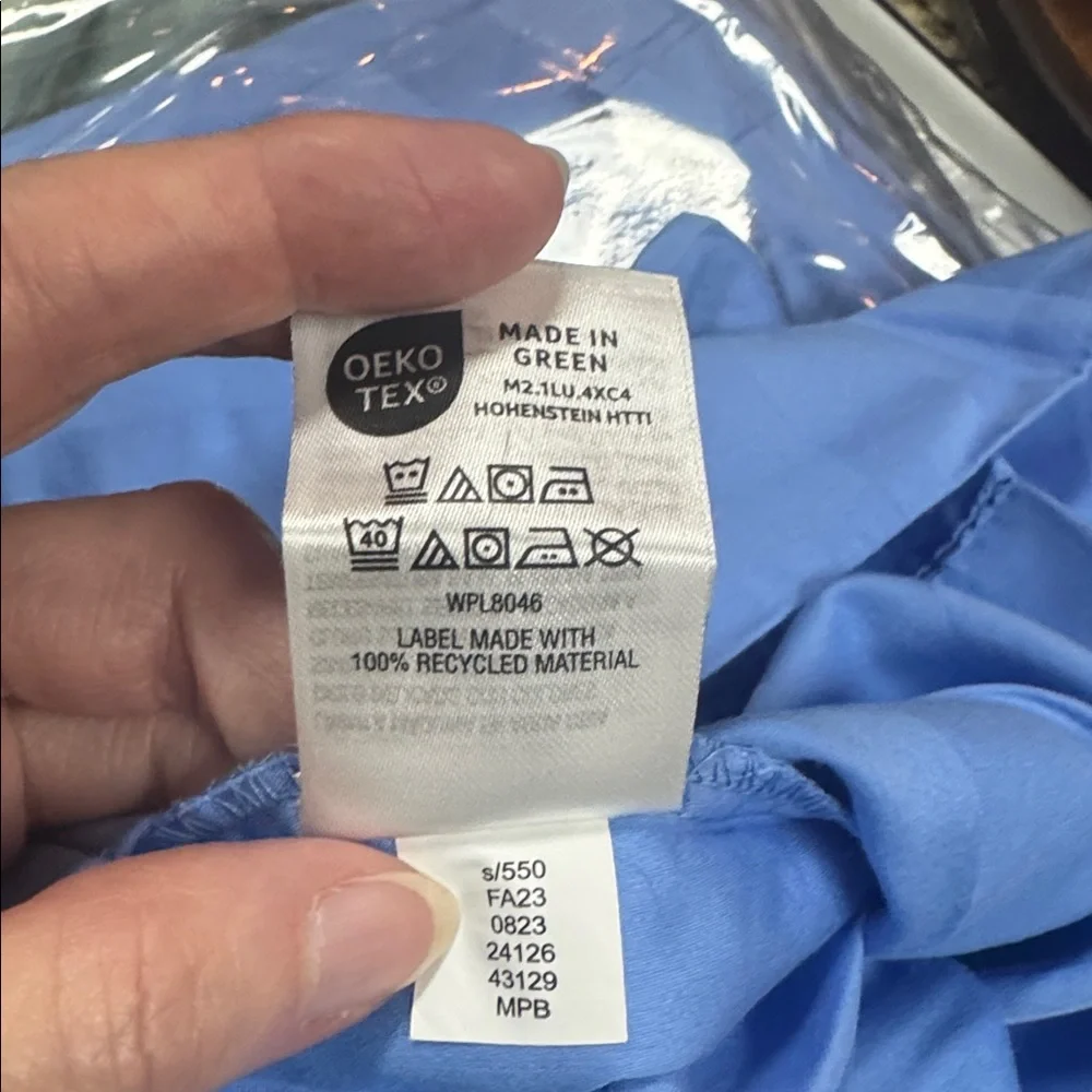 Charter Club Ocean Blue Cotton King Sheet Set & Cases