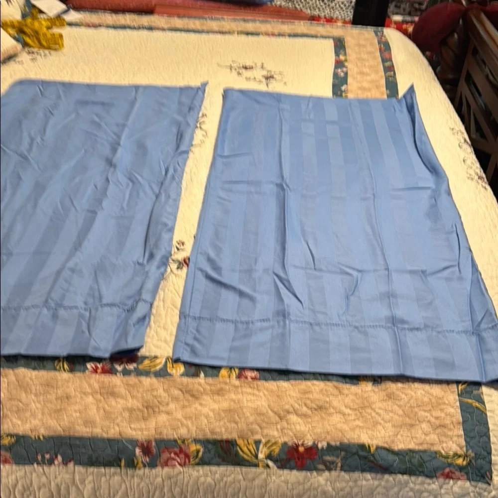 Charter Club Ocean Blue Cotton King Sheet Set & Cases