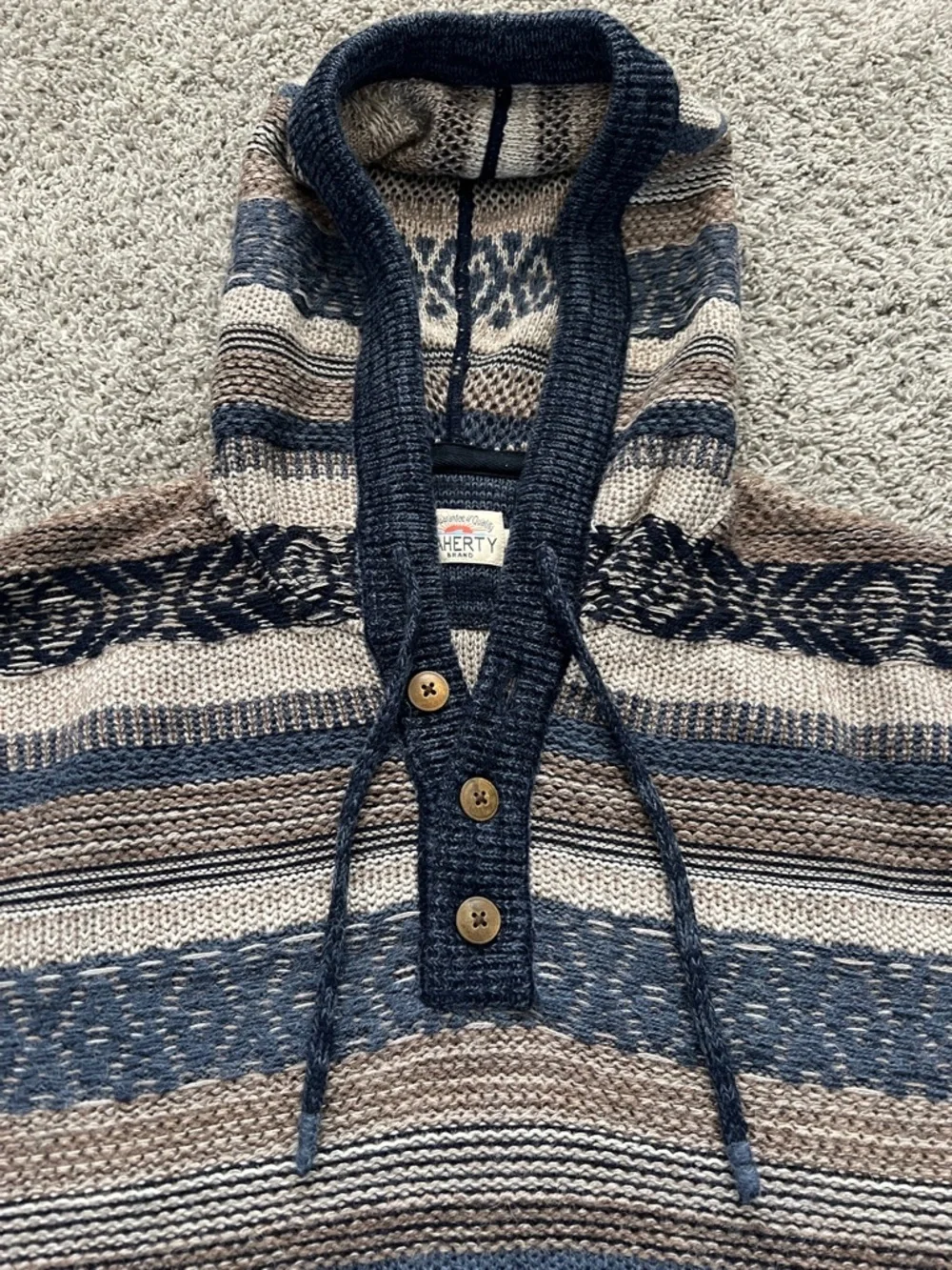 Faherty textured knit