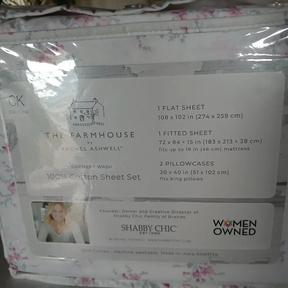 Rachel Ashwell Shabby Chic King Sheet Set