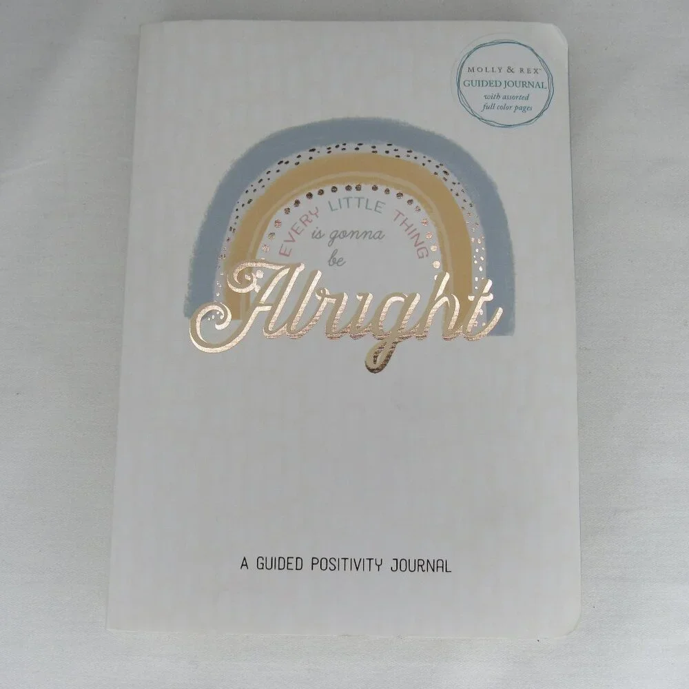 Molly & Rex Guided Positivity Journal Every Little Thing is Gonna Be Alright New