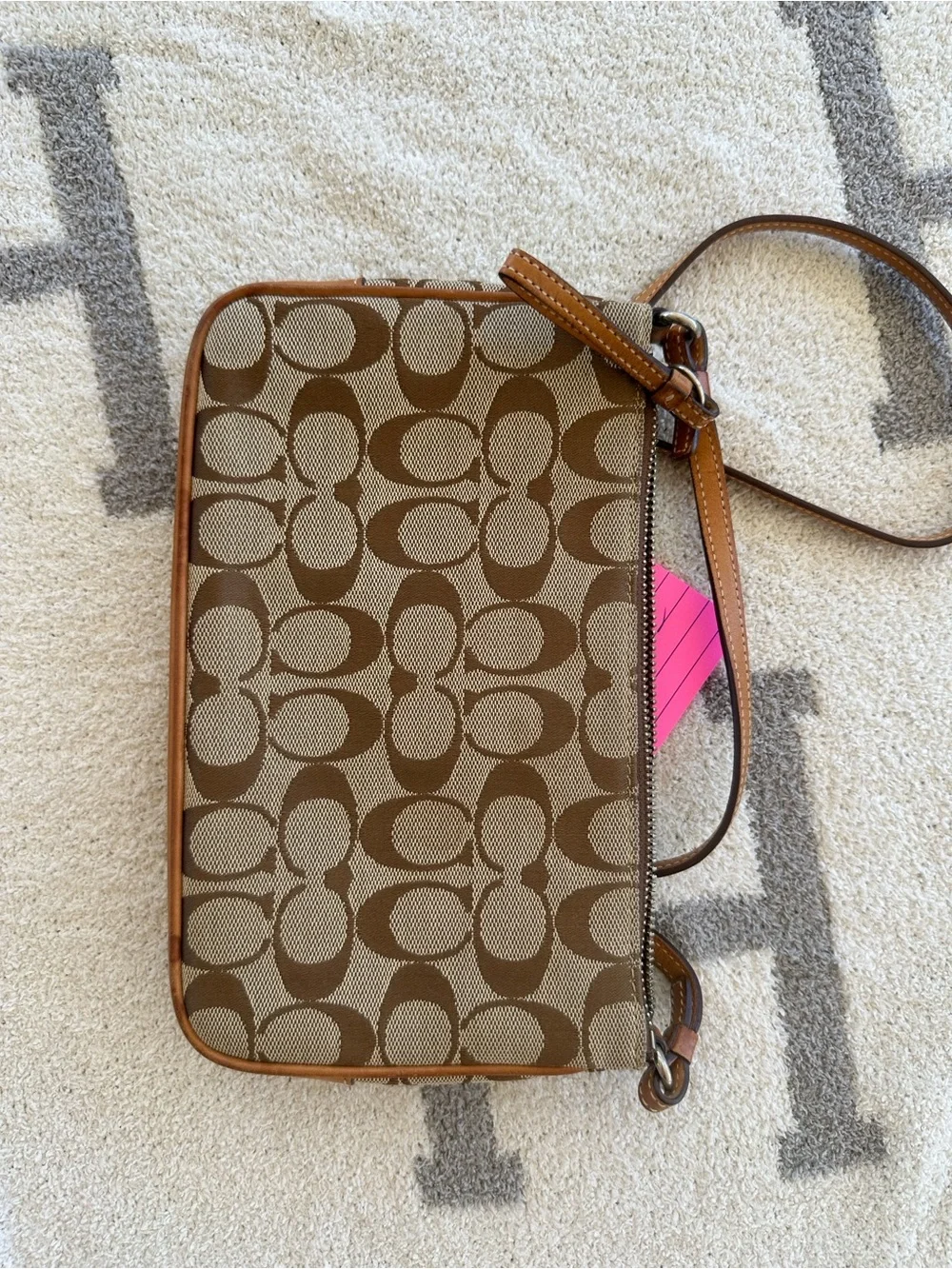 Coach crossbody brown