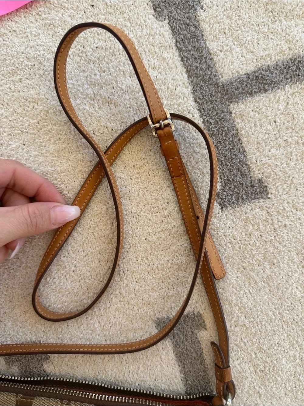 Coach crossbody brown
