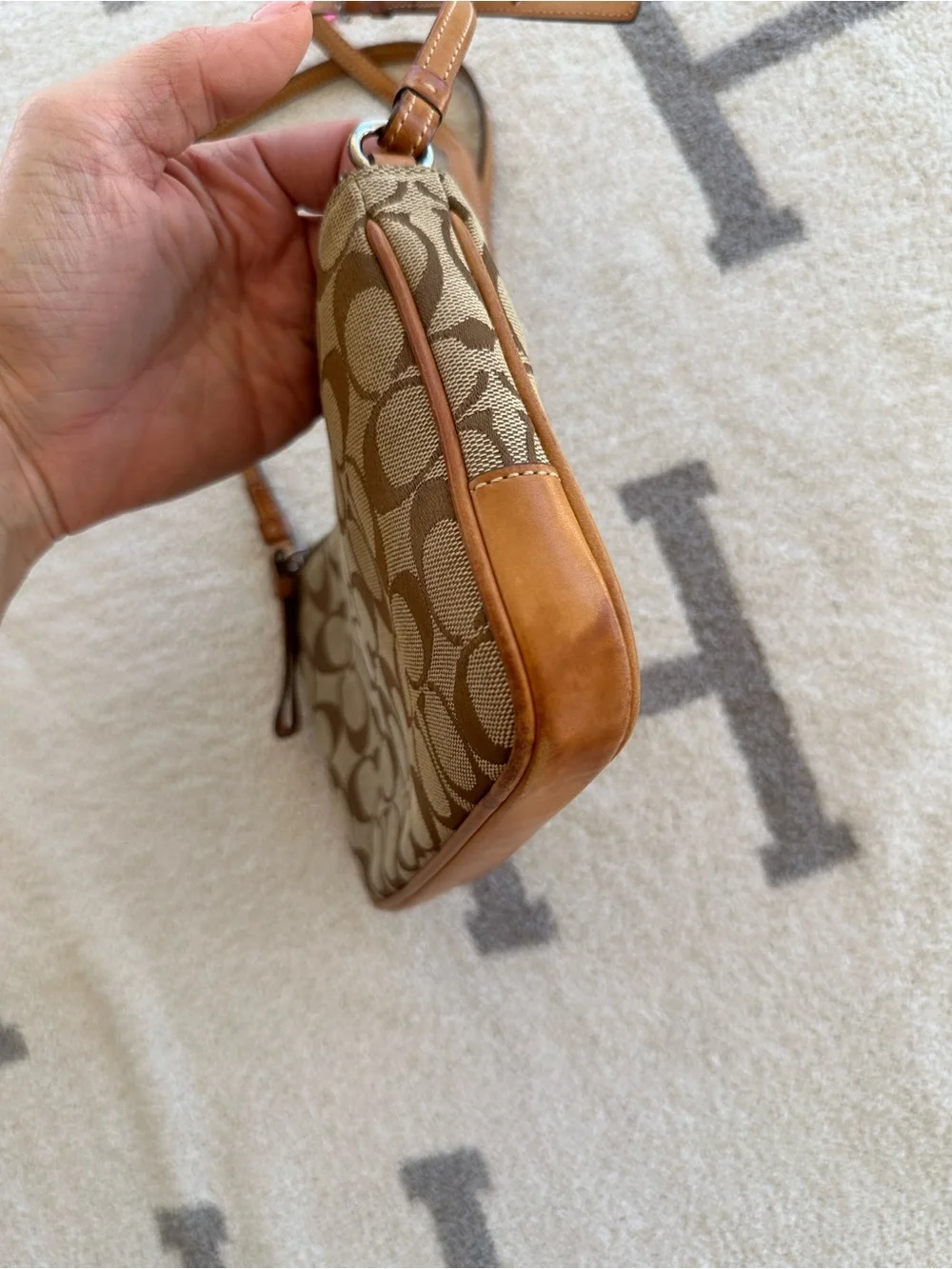 Coach crossbody brown