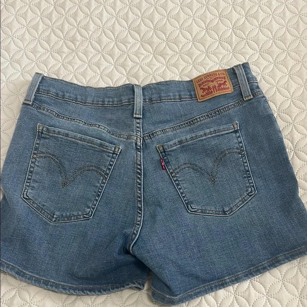 Levi's Blue Denim Jean Shorts