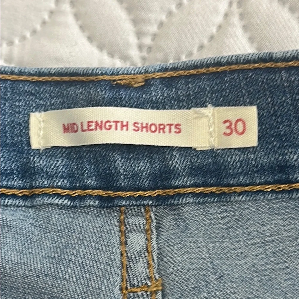 Levi's Blue Denim Jean Shorts