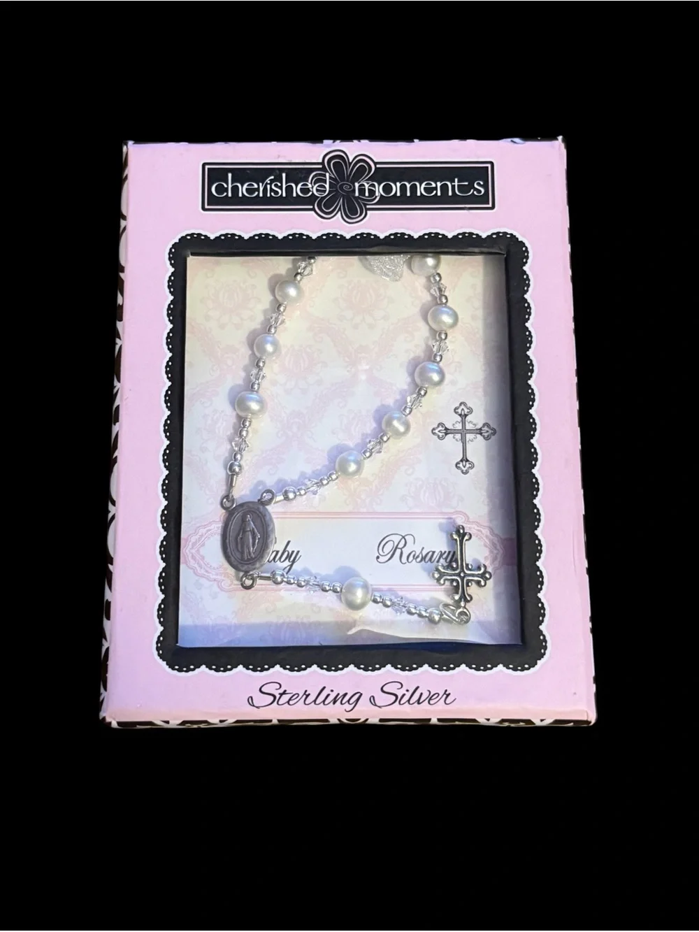 Cherished Moments Sterling Silver Baby Rosary