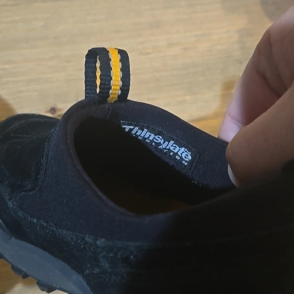 L.L.Bean Womens Black Thinsulate Moccasin Sneakers