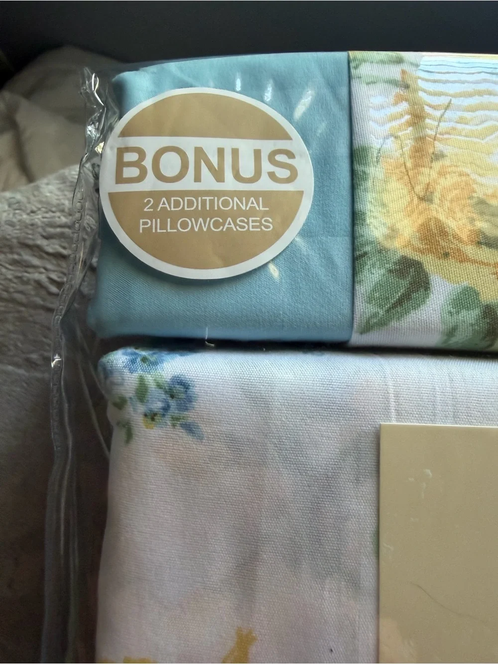 Home American Bamboo King Size 6-Piece Sheet Set in Blue & Green Floral