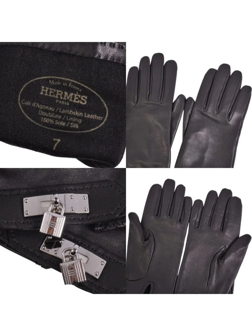 Hermes Gloves Kelly Cadena Padlock