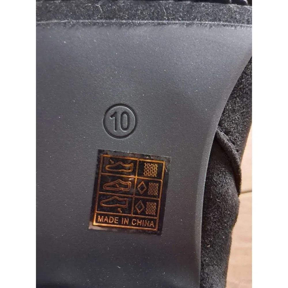 N/A black faux