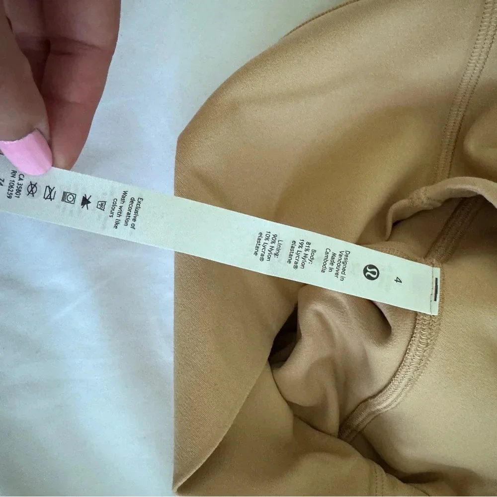 🆕🧡 Lululemon Nulu High-Rise Yoga Crop 23” - Pecan Tan