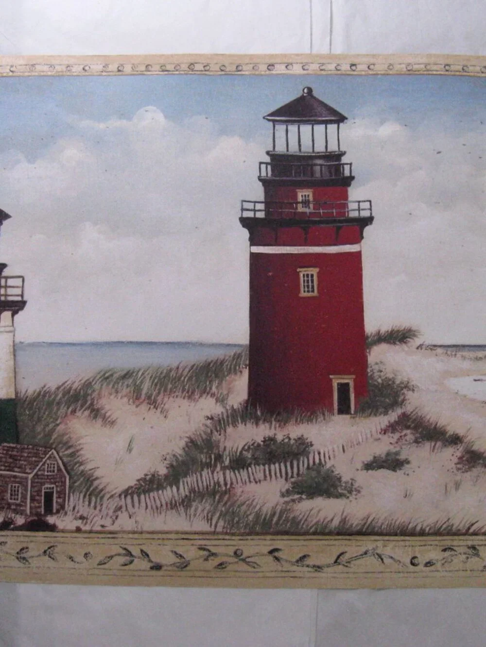 David Carter Brown Lighthouse Wallpaper Border 4 Rolls Nautical Seashore DC2082B