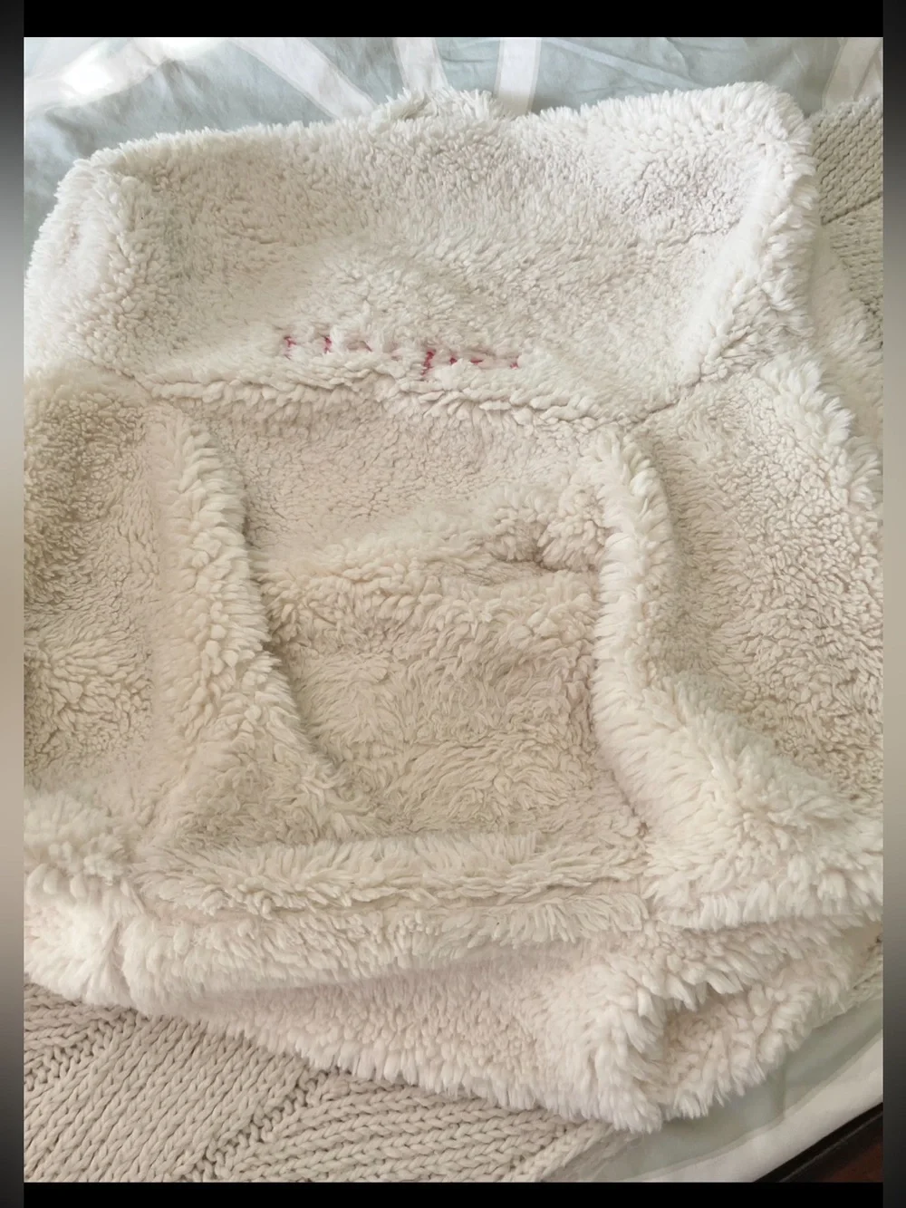 Pottery Barn Kids Cozy Sherpa Anywhere Chair Cover. Personalized: “Harper”