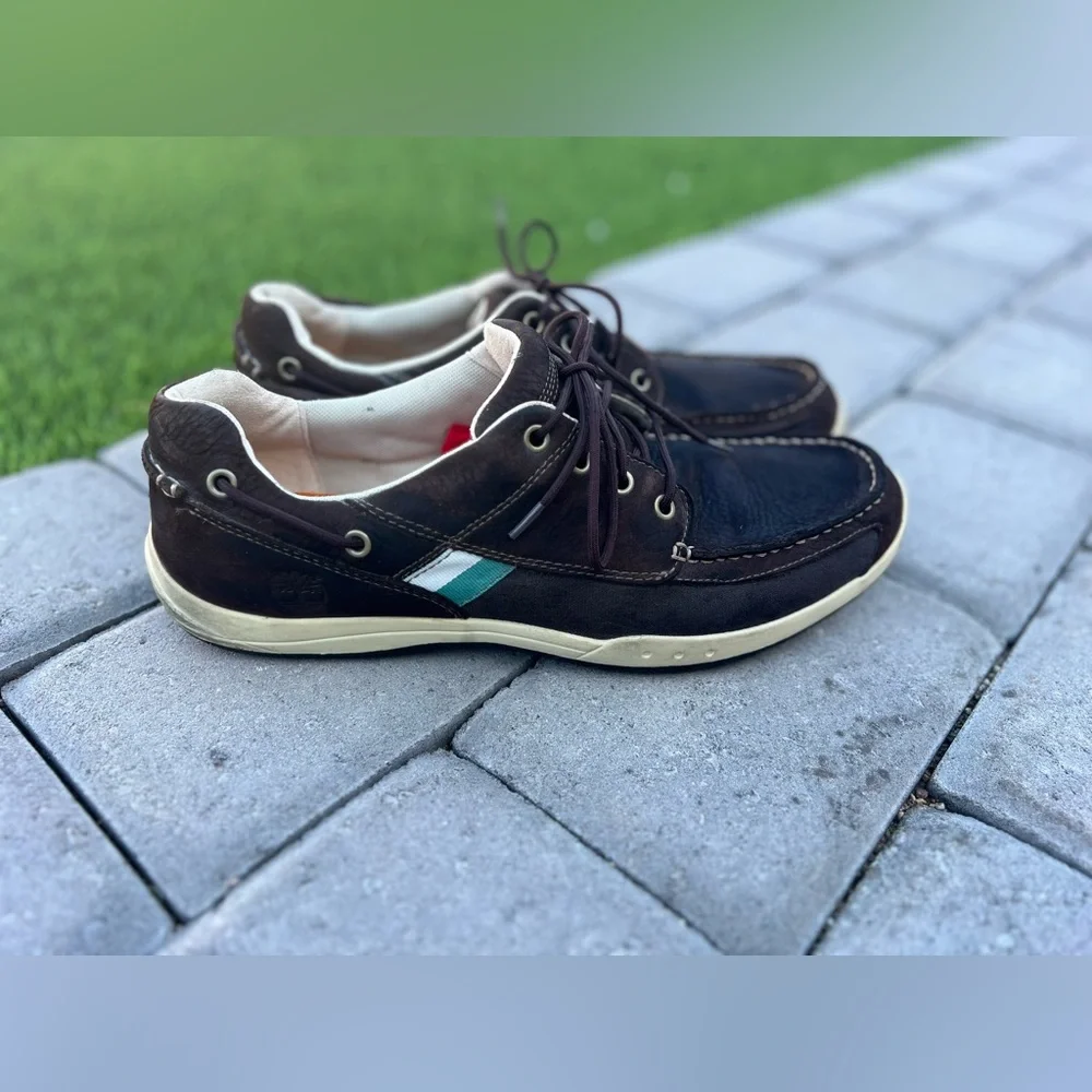 Timberland Earthkeepers Shoes‎ Mens Size 12 Boat Brown Leather