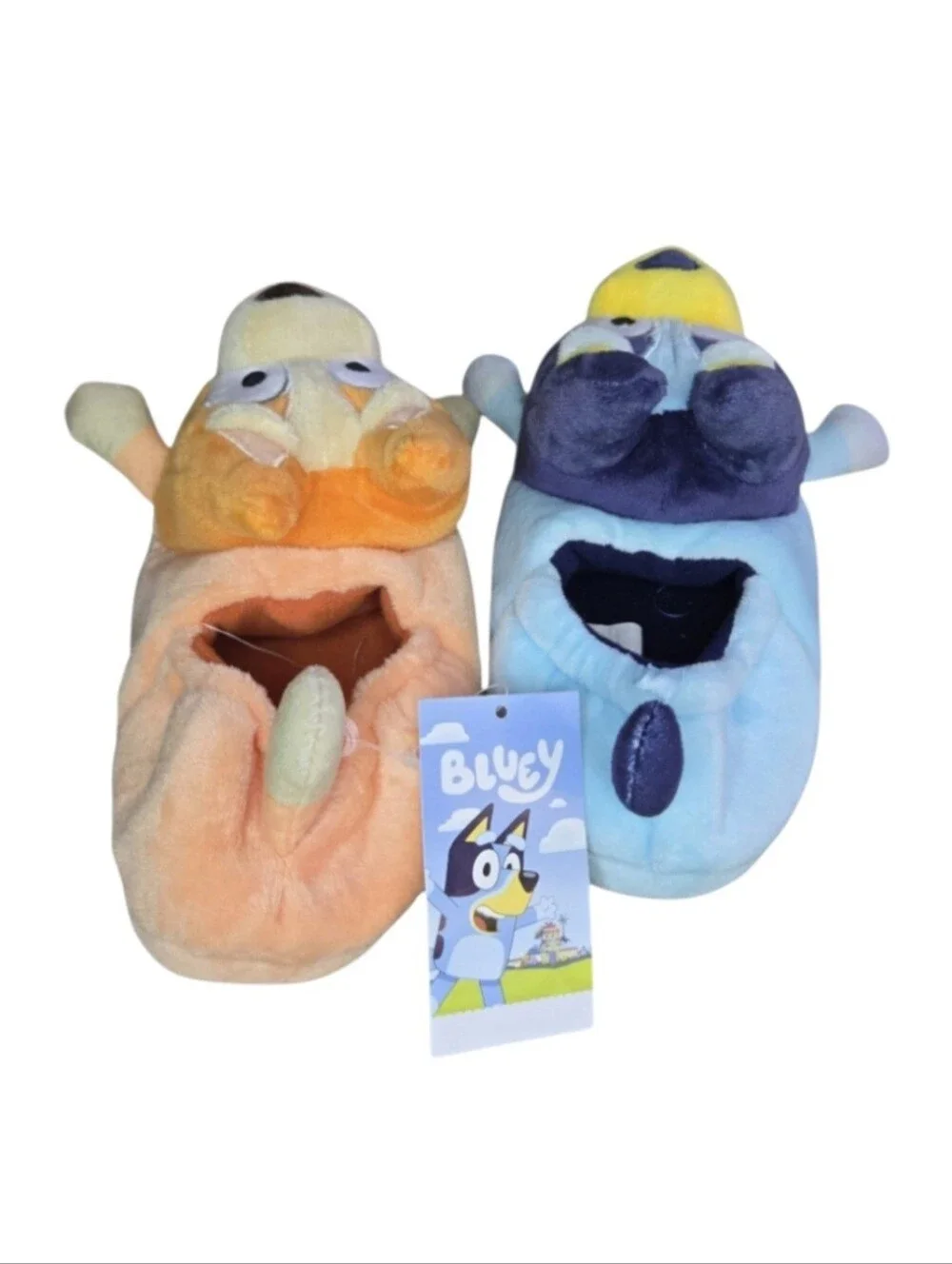 Bluey 3D Characters Slippers for Toddler Boys, Size 11/ 12. NWT!
