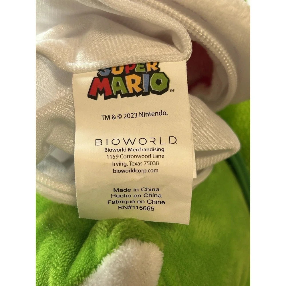 Nintendo Yoshi Plush Backpack Green Official Super Mario Bros. Bioworld