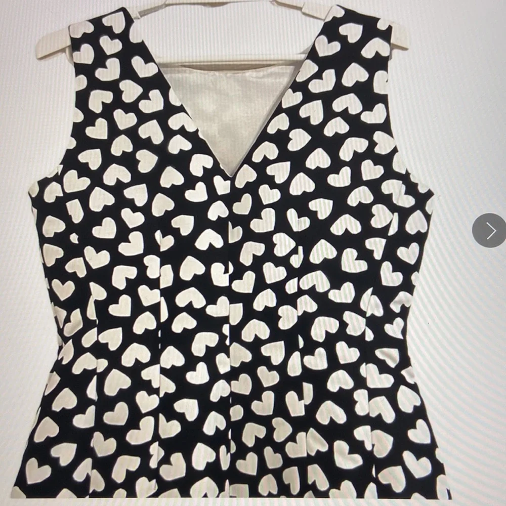 🌟 NWT Kate Spade “Dancing Hearts Domino Dress”, size 0.🌟