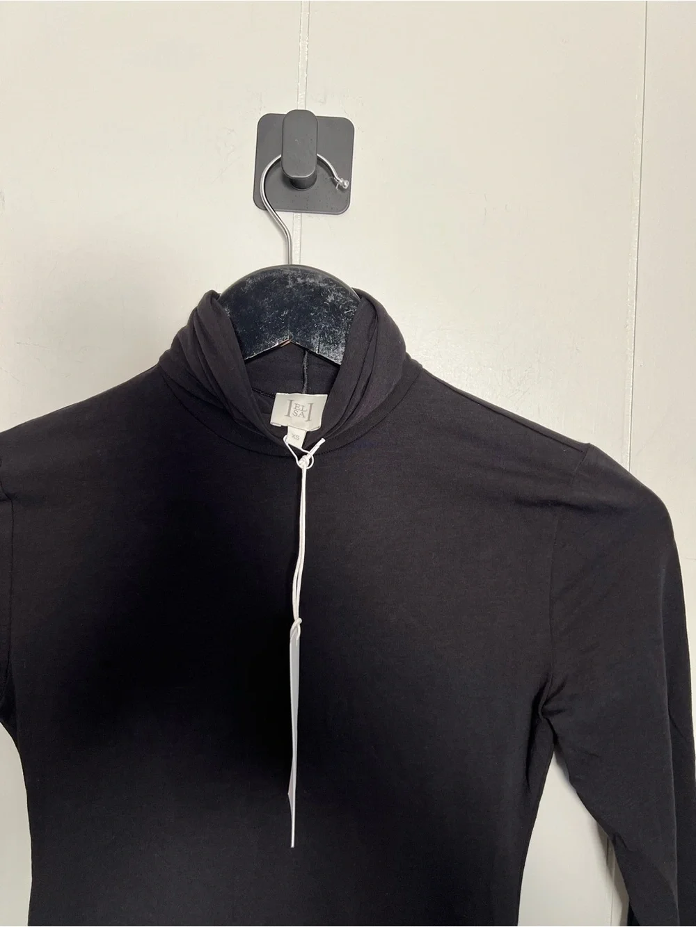 HELSA Long Sleeve Turtleneck in 2nd Skin Jersey