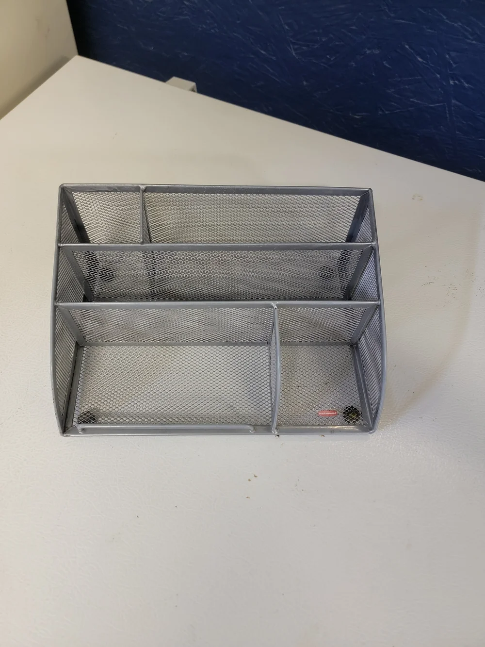 Rubbermaid Silver Mesh Makeup & Desk Organizer - Multi-Compartment