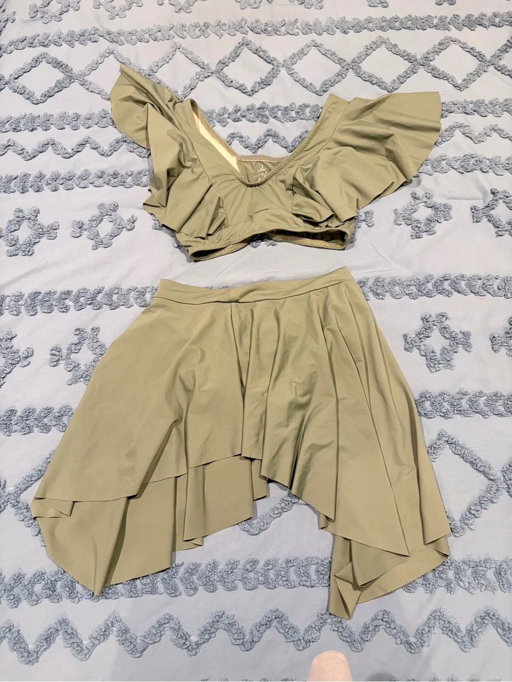 Reverence Dreamy Sage Lyrical Dance Costume Set Child YL
