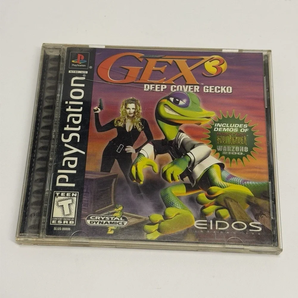 Eidos Interactive Gex 3: Deep Cover Gecko PS1 NTSC-U/C T Demo Gex Series