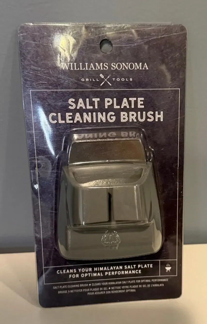NIB Williams Sonoma Salt Plate Cleaning Brush