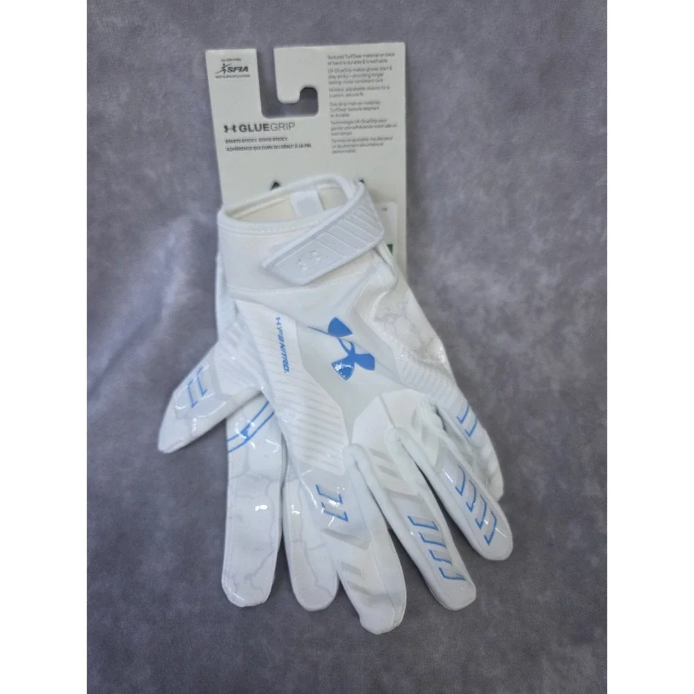 UNDER ARMOUR ' F9 NITRO FOOTBALL GLOVES‎ ' GLUEGRIP ' Large ' LIMITED EDITION