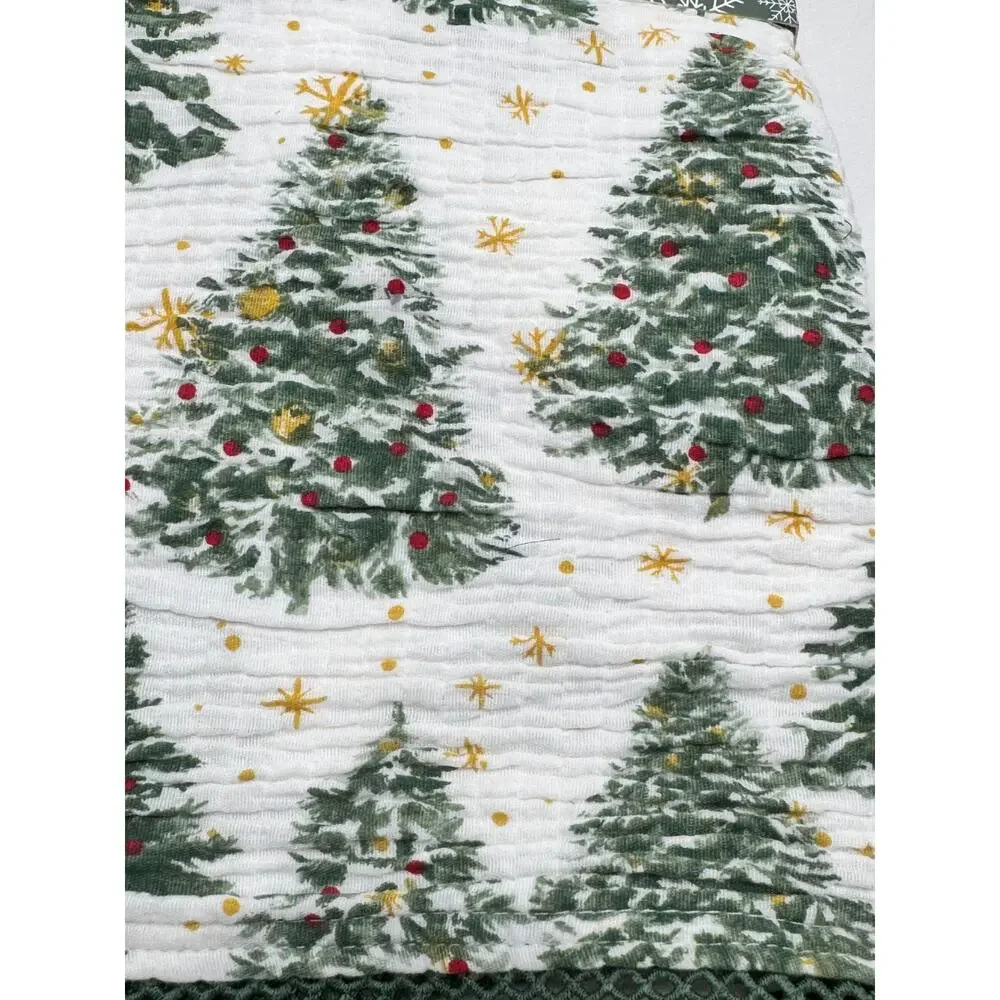 Envogue Christmas Tree Evergreen Show Curtain 72