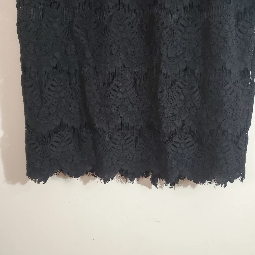 Preston & York Felica Sheath Black Lace Dress Size 8‎