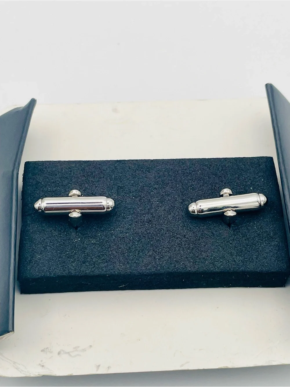 croft & barrow Brushed Silver Tone Square Cufflinks