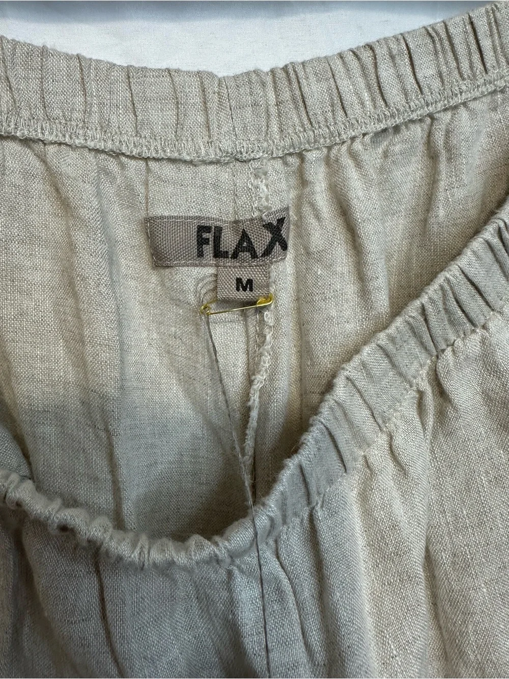 Flax chinos neutral