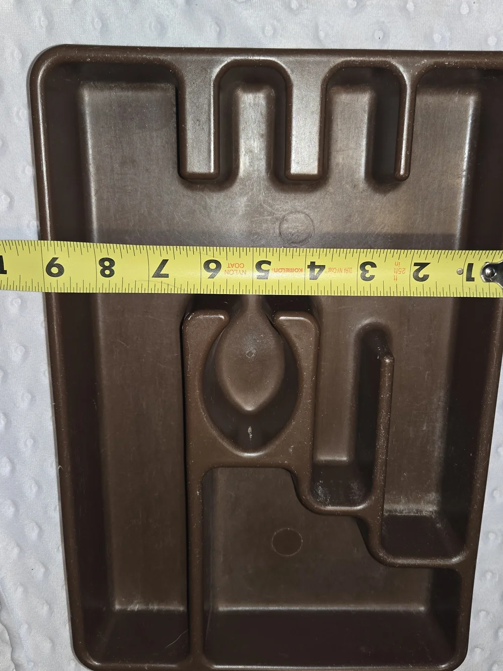 Rubbermaid brown plastic
