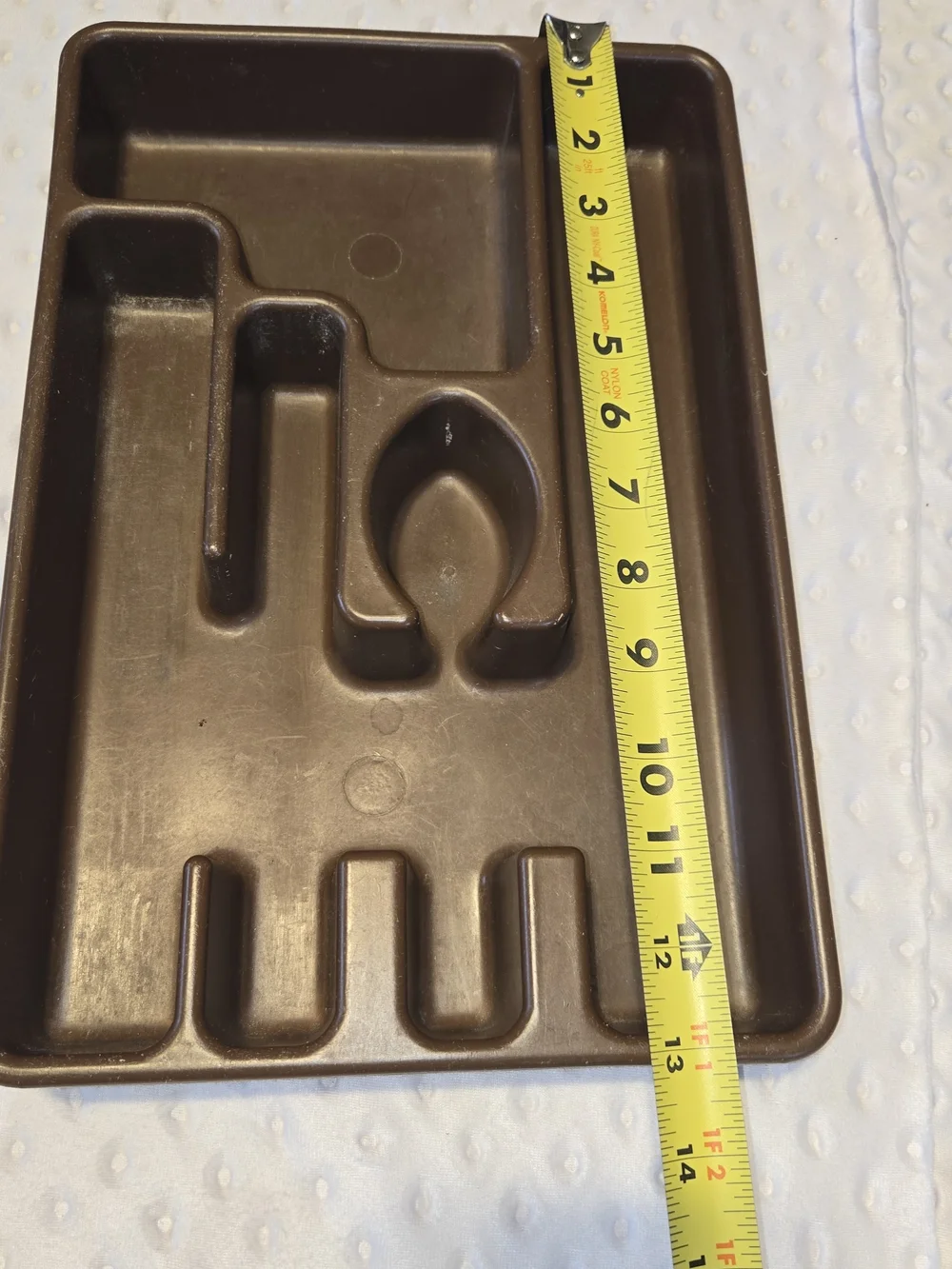 Rubbermaid brown plastic