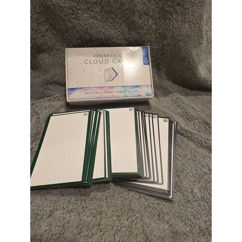 Rocketbook Cloud Cards Only 76 Reusable Smart Index Digitized Study Tool‎ 3x5