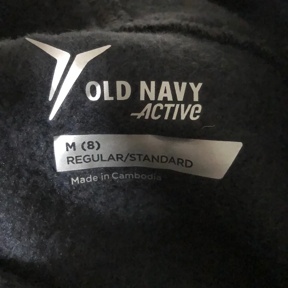 Old Navy Active Sweatshirt Girls Size 8‎ Gray Hoodie Pockets