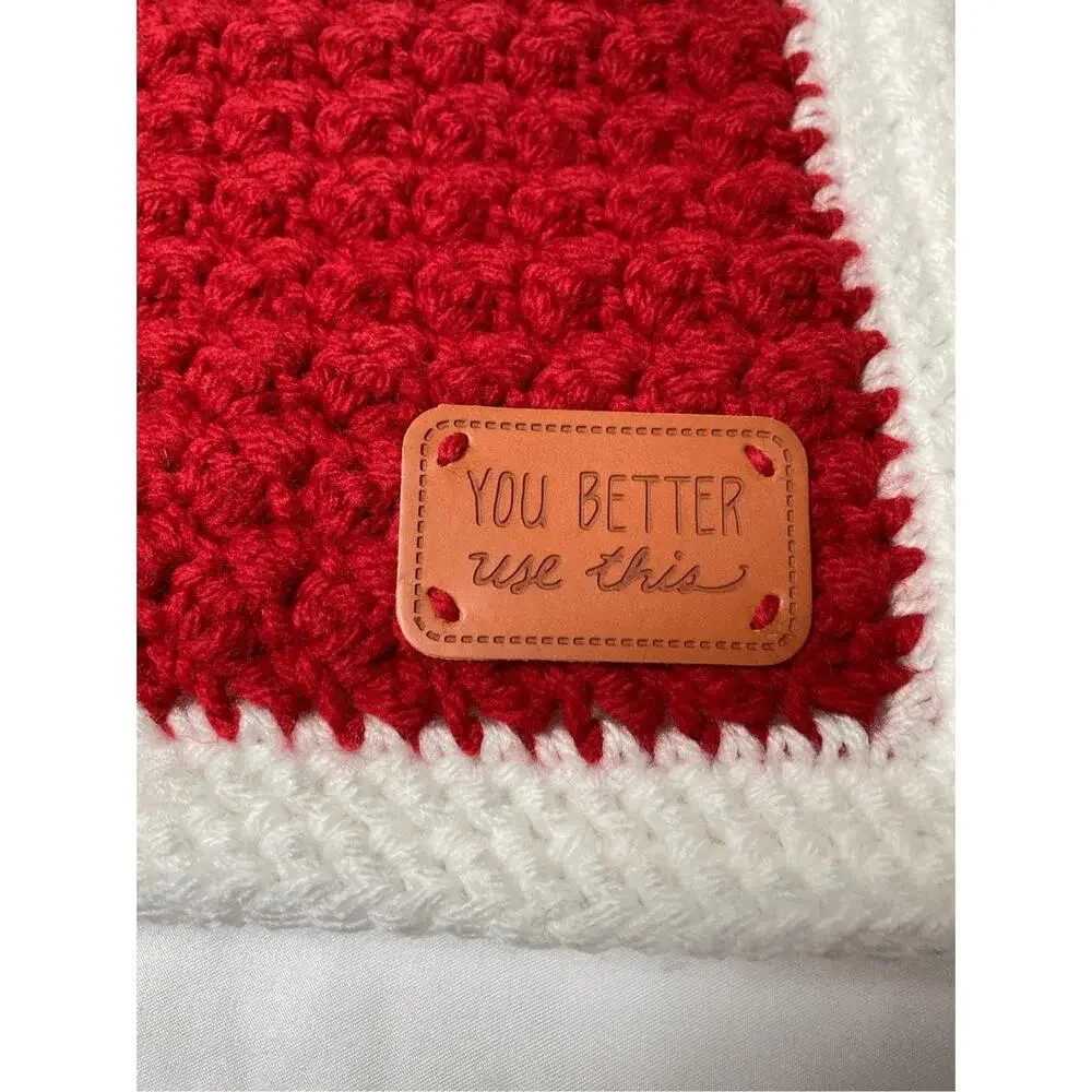 Vintage Crocheted Afghan - You Better‎ Use This!