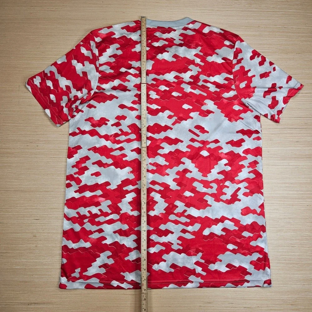 Manchester United Adidas Soccer Jersey Mens XL Red Camo Aeroready Primegreen