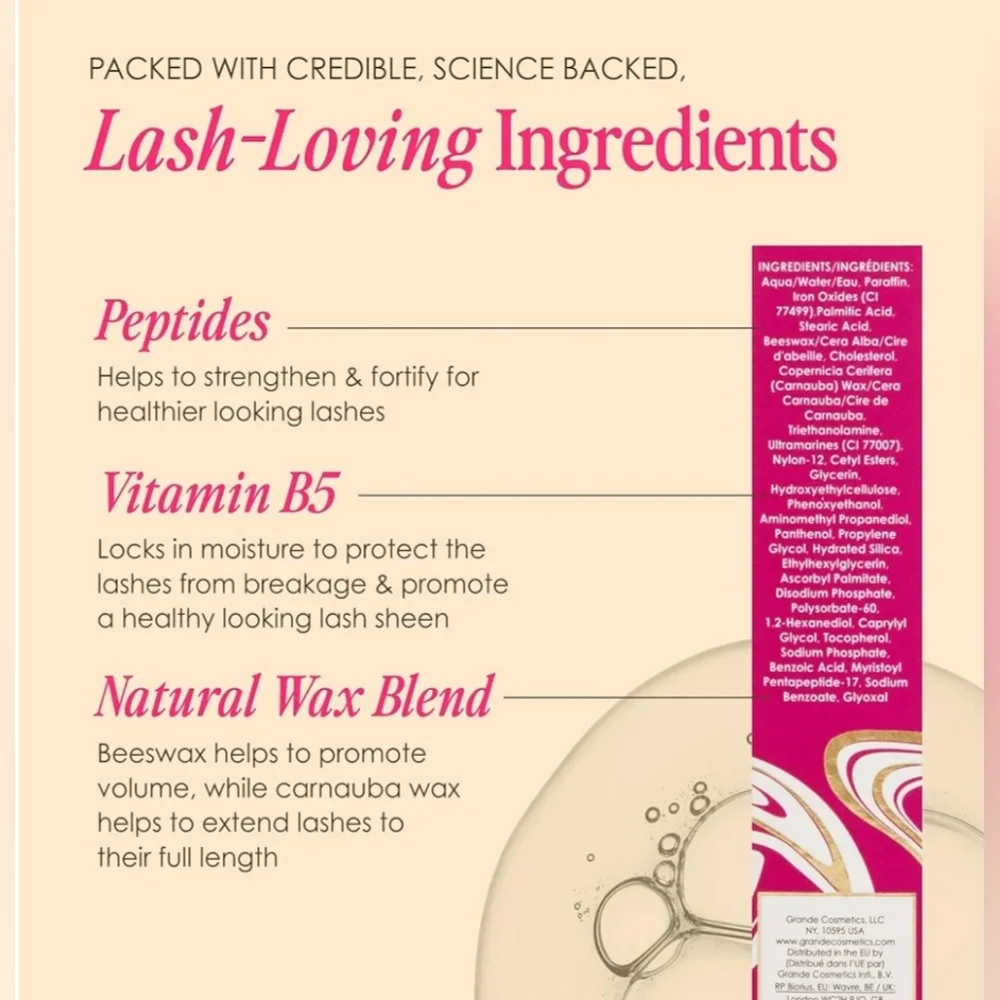 grande lash peptides free •lash