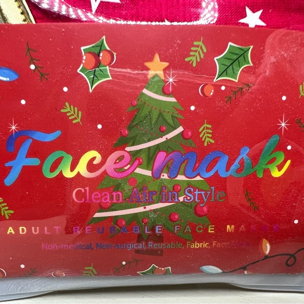 Brand New-Christmas Face Masks (set of 3)