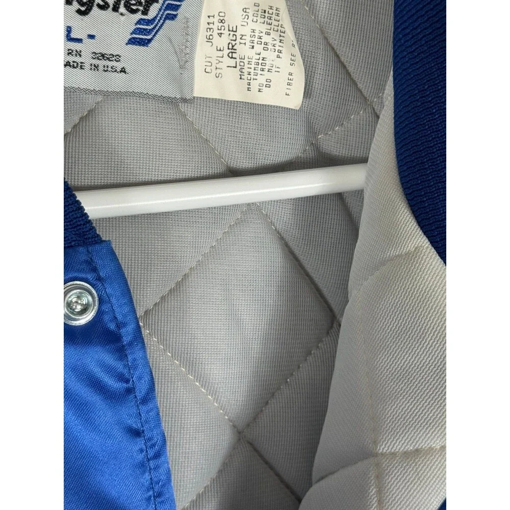 Vintage Indiana Pacers‎ NBA Basketball Swingster Satin Jacket Bomber Large L USA