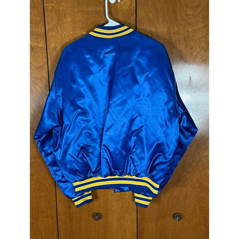 Vintage Indiana Pacers‎ NBA Basketball Swingster Satin Jacket Bomber Large L USA