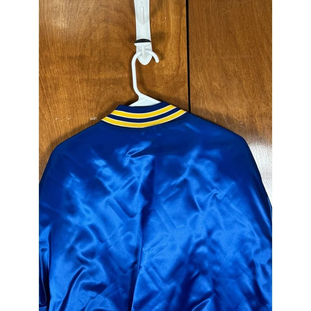 Vintage Indiana Pacers‎ NBA Basketball Swingster Satin Jacket Bomber Large L USA