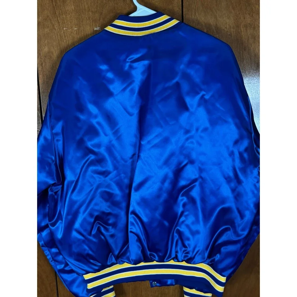 Vintage Indiana Pacers‎ NBA Basketball Swingster Satin Jacket Bomber Large L USA
