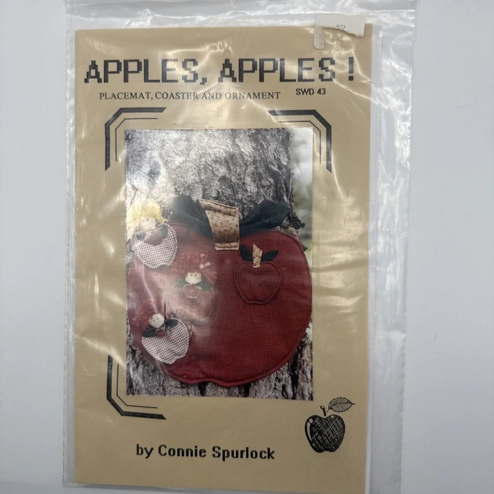 Apples Apples Sew Wonderful Dreams Pattern SWD43 Connie Spurlock Placemat