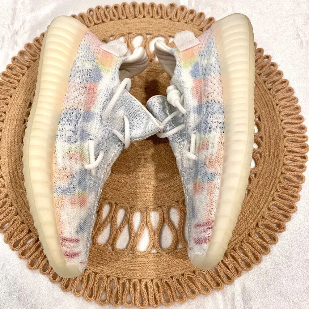 Adidas Yeezy Boost 350 v2 “F&F” Friends & Family Multicolor Sneakers Men's 8
