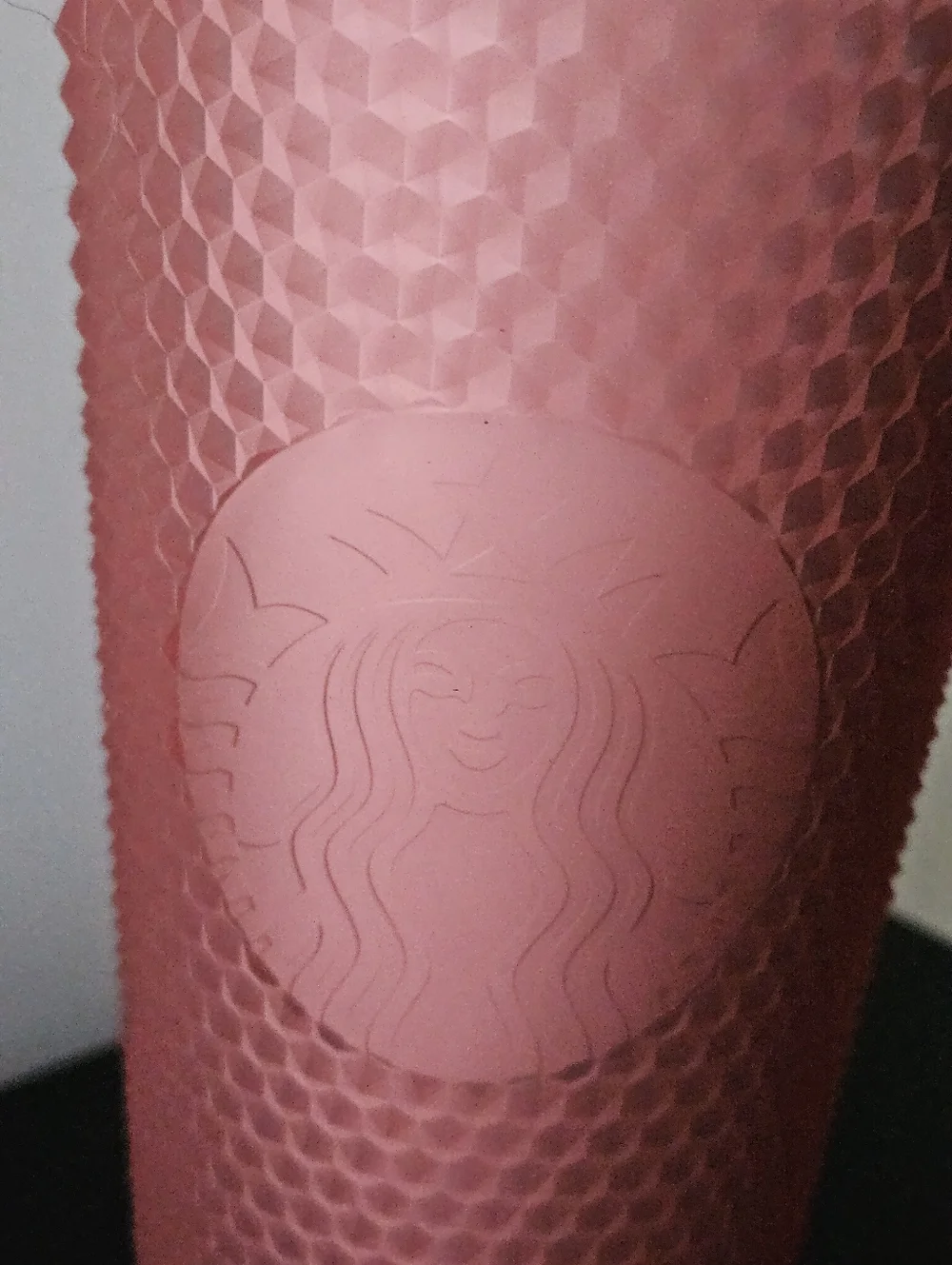 STARBUCK'S TUMBLER SET PINK AND BLACK 24 OZ