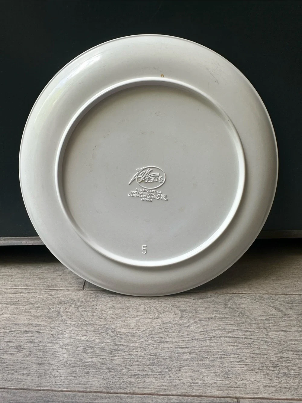 Rare Disney 101 Dalmatians Plate By ZAK Designs 1990's Vintage Dogs Collectible