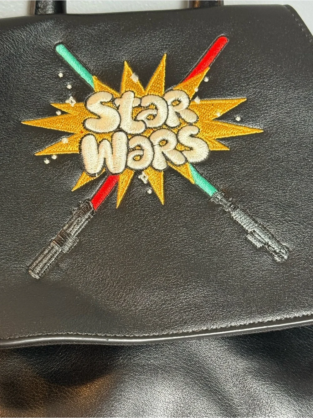 Disney Parks Star Wars Embroidered Sling Backpack New With Tags