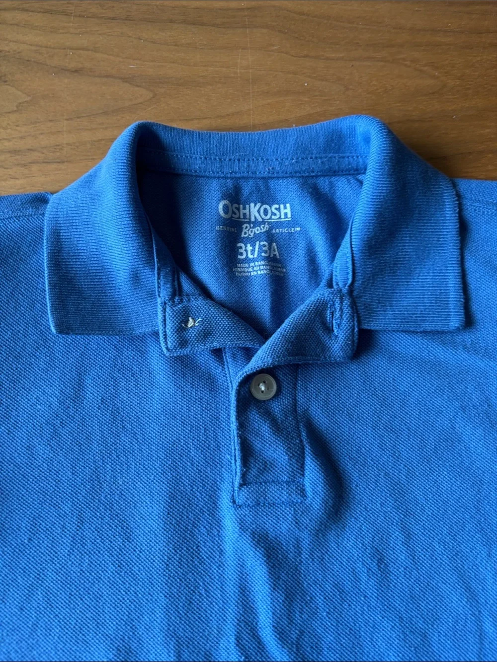 OshKosh B'gosh Royal Blue Short Sleeve Polo